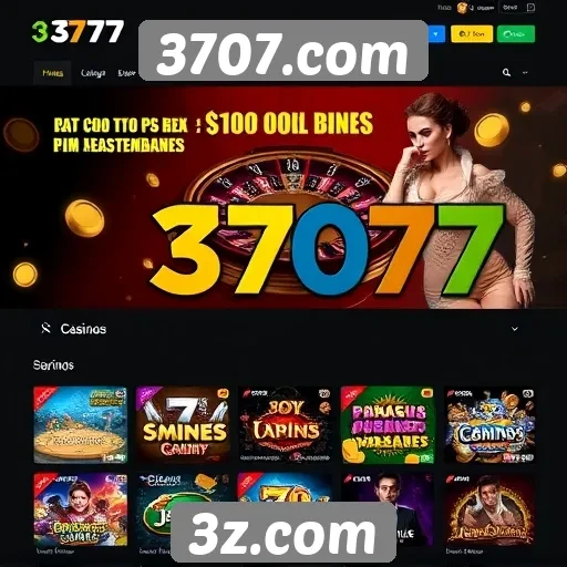 Comparativo de bônus e promoções no 3707.com