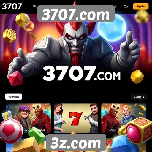 3707.com oferece jogos diversificados para públicos variados