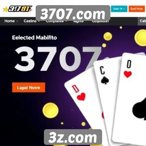 Recursos exclusivos disponíveis no site 3707.com