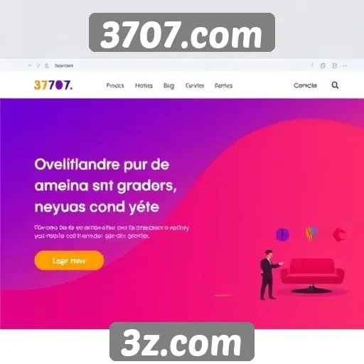 Evolução da experiência do usuário no site 3707.com